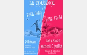 TOURNOI DEUX GARS DEUX FILLES